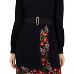 Ted Baker  London Siliia Kirstenboch Embroidered Wrap style Dress Photo 0