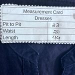 Croft & Barrow Corduroy Dress Navy Blue Large Photo 6