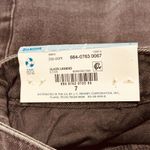 NEW Juniors Size 7 Arizona Jeans Shortie Black Shorts Frayed Denim 2.5" Inseam Photo 11