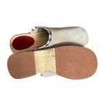 Burberry Suede and Wooden Clogs Authentic Photo 1