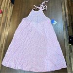 Abound  Pink Floral Halter Sundress‎ Casual Summer Dress Sleeveless Size S Photo 0