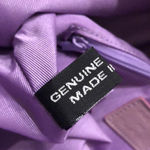 Uno Alla Voila Leather Purple & Green Agate Suede Clutch Photo 9