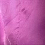 ZARA NWT Satin Midi Dress Sz Medium Draped Corset Waist Lilac Pink Shimmer Photo 14