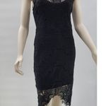 Intimately Free People Lace Slip Dress Womens Medium Black Sexy Sheer Bodycon Photo 0