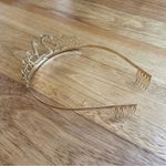 Amazon Gold 21st Birthday Tiara with Crystal Embellishments Super Glitzy & Sparkly NWOT Photo 3