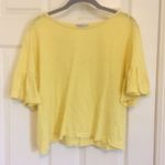 ZARA  Basic Collection Yellow Top Photo 0