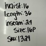 American Giant Black Leggings Size 16P Elastic Waist Made in USA Photo 5