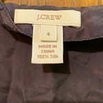 J.Crew 100% Silk Shredded Tassel Like V-Neck Tank Top Blouse Size Small Grey. Photo 3