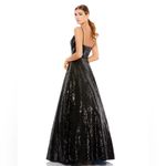 Mac Duggal  -‎ Black V-Neck  Sequined Ball Gown - NWT Photo 2
