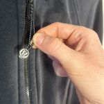 Lululemon Scuba Full Zip Hoodie Size 10 Faded Black with “L.E.” Logo Photo 2