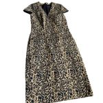J.Crew J. Crew Leopard Print V-Neck Cap Sleeve Shift Dress Size 8 Photo 10