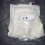 PLY THE WATERS GUIDEBOAT CO. WOMEN LIGHT YELLOW PANTS ANKLE ZIPPER MOTO SIZE 26 Photo 11