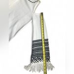 Venus Cold Shoulder Turtleneck Sweater Womens Bell Sleeves w/Fringe Ivory Size S Photo 5