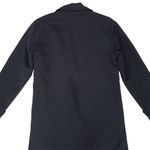 1 Madison Lightweight Womens Small Black Trench Coat Paisley Lining Pockets Photo 9