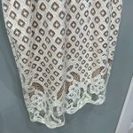 Lulus  Women's Steal a Kiss White Lace Halter Open Back Mini Dress Sz Medium Photo 5