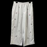 Alfred Dunner Alfred Dunmer 2 Pc set flamingo Vacation Travel Shirt 18 Pants 16 White Button Photo 3