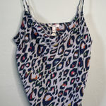 Nine West Cheetah Cowl Tank Photo 0