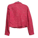 Sisley Womens Suit Jacket Blazer Pink Bouclé Marled Notched Embellished 44 US 8 Photo 3