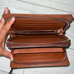 Crocodile women’s Embossed Brown Wallet \ clutch brand new never used Photo 4