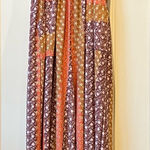 BUCKETLIST S Patchwork jumpsuit w/pockets one piece FLAW smocked bodice wide leg Purple Photo 0