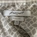 Foxcroft  NYC Plus Size 20W Multicolor Print Wrinkle Free Shaped Button Up Shirt Photo 3