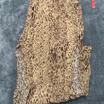 Missguided petite animal print maxi skirt side slits size 4 Photo 2
