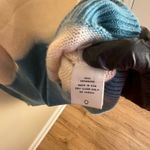 The Elder Statesman Colorblock 100% Cashmere Sweater Size Large Orange Photo 8