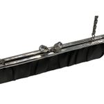 Bijoux Terner Evening Bag Black Satin Chain Clutch Crossbody Kiss Lock Purse Vtg Photo 10