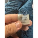 st. john's bay Women's Blouse Size L 3/4 Sleeve V Neck Button Down Dark Teal Photo 8