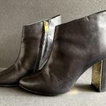 Ted Baker Black Leather Lowrenna Ankle Booties 38.5/7.5 Photo 1