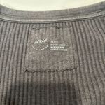 Aerie  Black Ribbed Long Sleeve Henley Top Size XL Photo 2