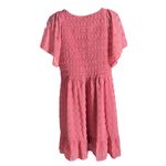 Amazing Lace TECREW Womens Smocked Short Sleeve V Neck Mini Dress Summer Swiss Dot Flowy Photo 8