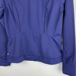 Fabletics Indigo Purple Bri Mock Neck Zip Athletic Jacket Sz Medium Photo 14