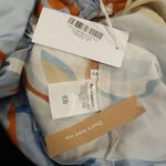 Reformation ππ Joanne Silk Dress ~ Hyperion Blue Print 10 NWT Photo 12