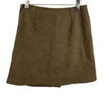 Sessùn Skirt Olive Green Buckle Detail Cotton Wool A Photo 3