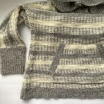 Anthropologie Change of the Moon gray button slouch tunic sweater, size small Photo 5