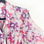 MISA Los Angeles MISA Pamela Lilac Floral 3/4 Sleeves Smocked Waist Tiered Maxi Dress Small Photo 5