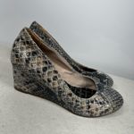 Vionic  Antonia Wedge Pumps Womens Size 10M Beige Snake Prints Size 8 Photo 1