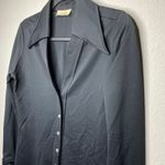 Lee Vintage  Mar Polyester Blouse Black Photo 4