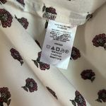 Loft White and Floral Sleeveless Blouse Photo 3