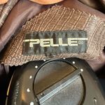 Vintage Brown Textured Genuine Leather Jacket Size M Photo 5