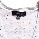 Verve Ami  Cardigan Knit Sweater Womens Large Pearl Open Front Long Sleeve Photo 4