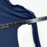 Lilly Pulitzer  Dress Women Size Large Midi Navy Blue Long Sleeve Wide Neck Photo 4