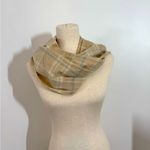 Charter Club  Cashmere Scarf in Beige Plaid Photo 1