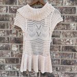 Rue 21 VTG Y2K Womens S Crochet Knitted Cover Up Coastal Beachy Lightweight Photo 2