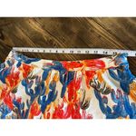 CeCe  Cactus Art to Wear Colorful Skirt Women 14 Southwestern Cowgirl Artsy Fun Photo 3