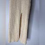 All row cream sleeveless maxi sweater dress chunky medium Photo 3