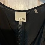 Ecru black cutout tie tank Photo 4