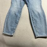 Good American High Rise Brown Suede Patch Skinny Jeans Size 18 EUC Photo 1