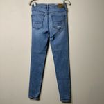 American Eagle  Blue Distressed Hi-Rise Jegging Jeans Women's 4 Regular Photo 2